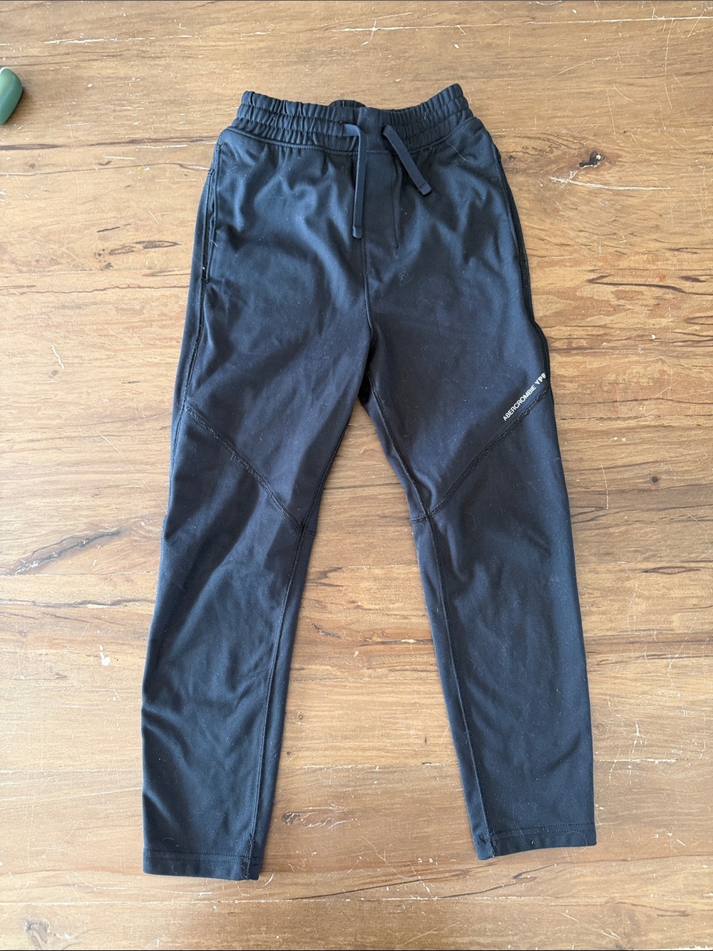 Boys Abercrombie YPB Black Performance Jogger Pants